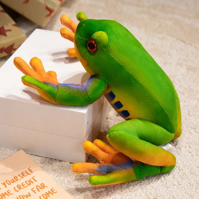 Ribbit the Chonky Kawaii Realistic Frog Plushie