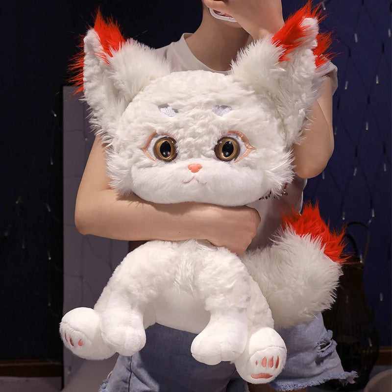 Amber the Kawaii Fluffy Fox Sofa Plush Pillow