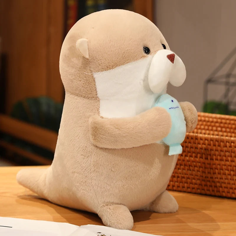 Otis the Chubby Kawaii Sea Otter Snuggle Plushie