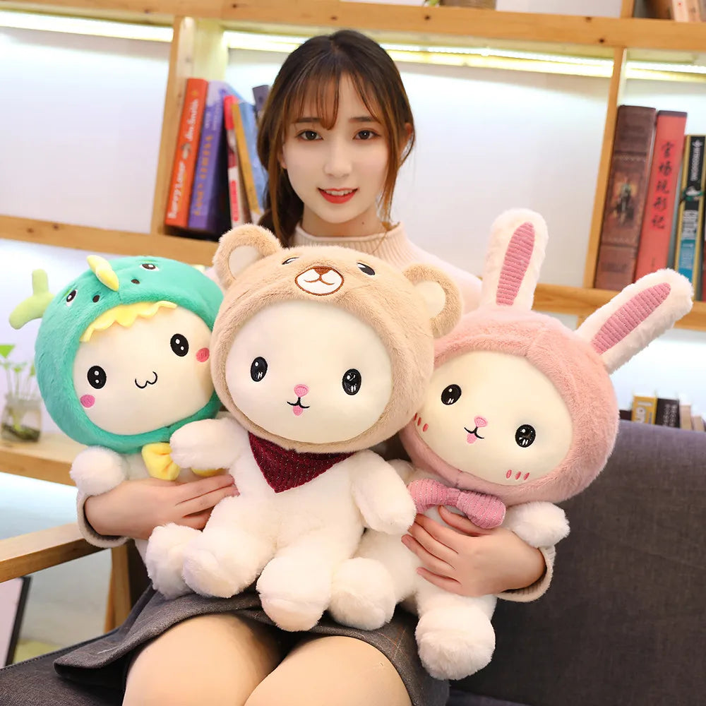 Squish & Friends Kawaii Bunny Plushie Trio