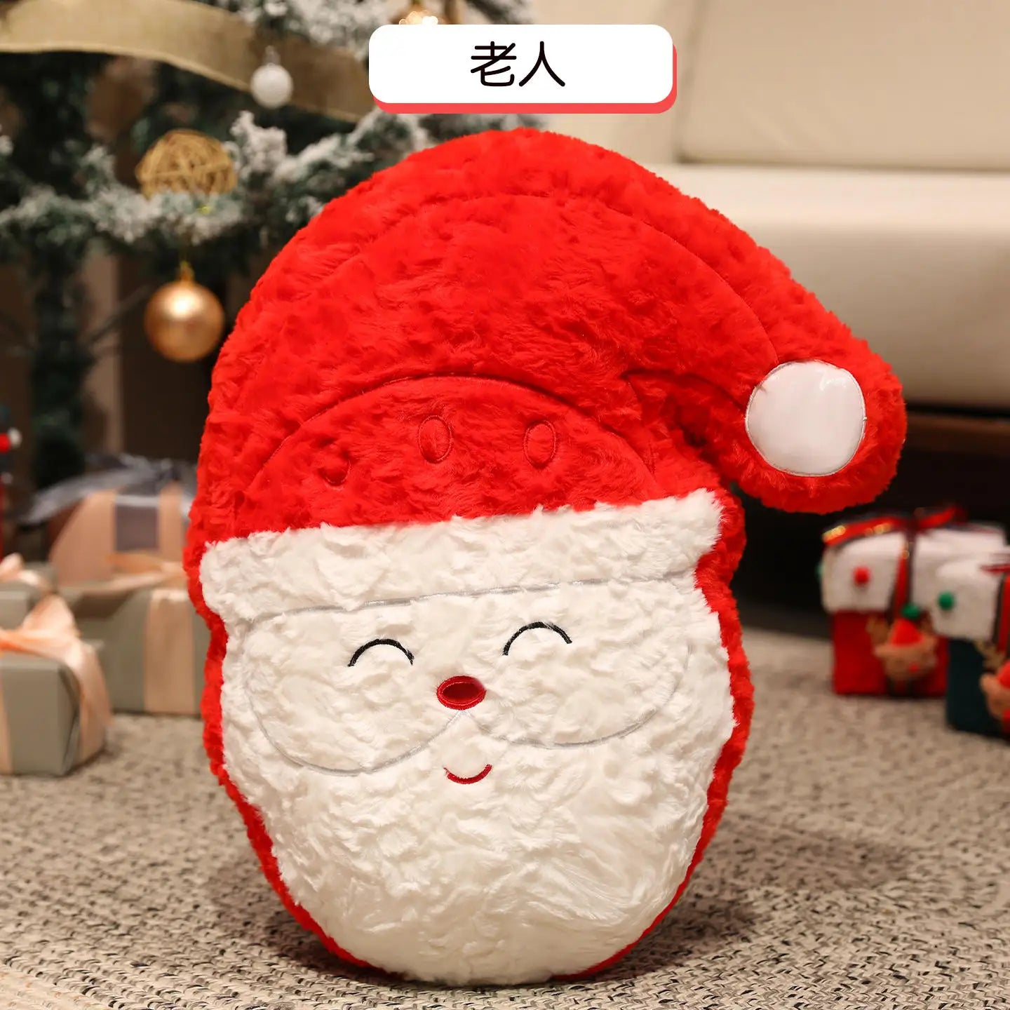 Jolly Christmas Santa Elk Snowman Kawaii Plushie Set