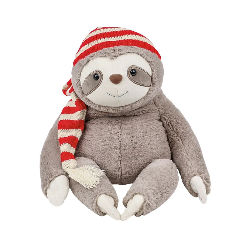 Lazy the Kawaii Sloth with Hat Snuggle Plush