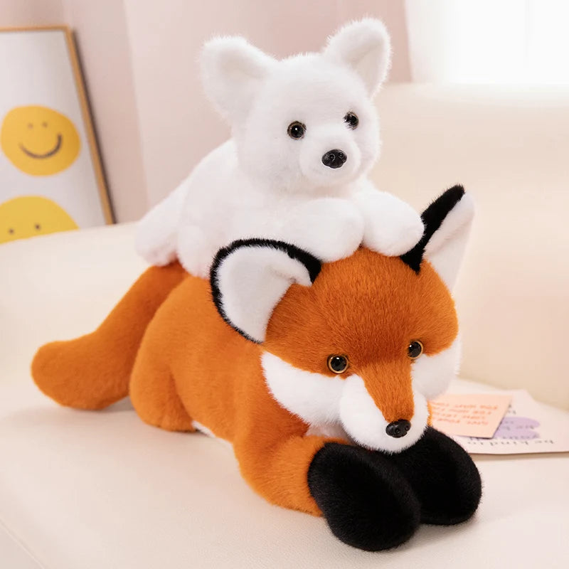 Amber the Fluffy Long-Tail Kawaii Fox Snuggle Plushie