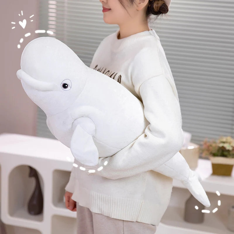 Lifelike Ocean Whale & Shark Snuggle Plushie
