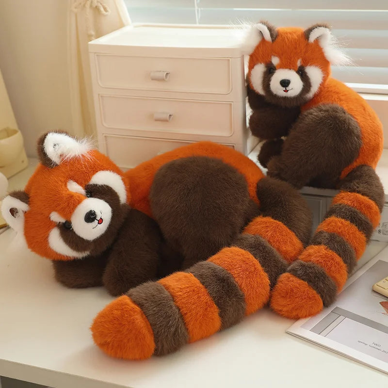 Maple the Realistic Lying Red Panda Plush