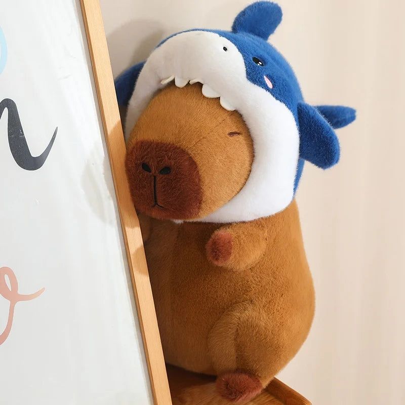 Capy the Kawaii Shark Cosplay Capybara Snuggle Plushie