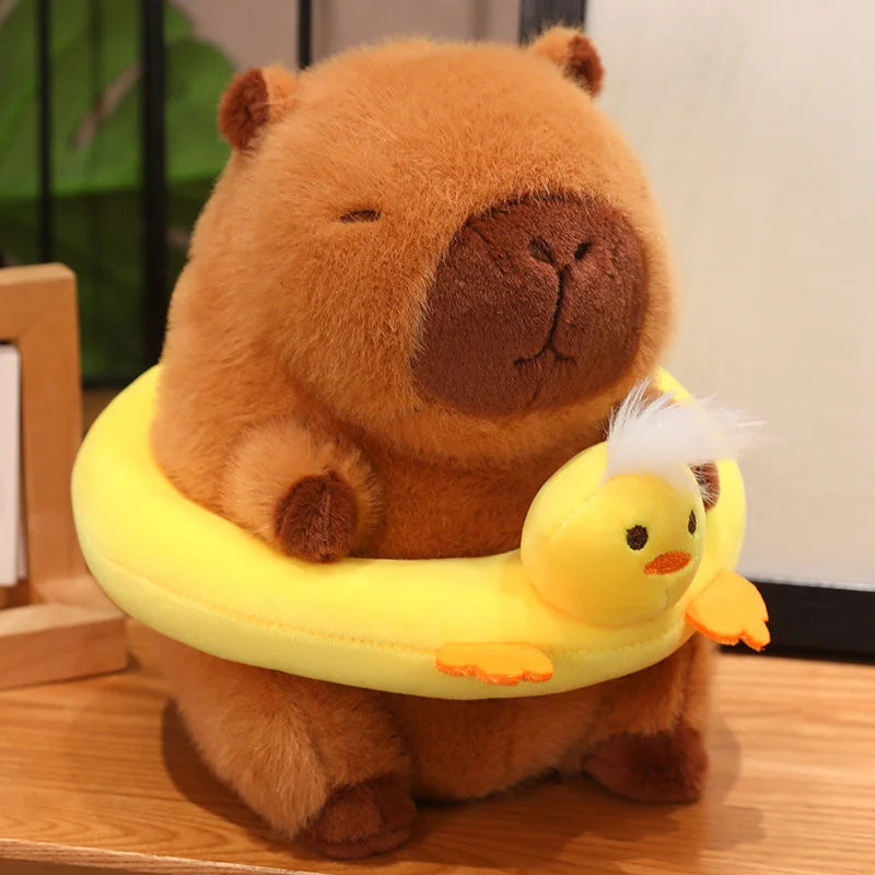 Capy the Swimming Circle Dress-Up Capybara Plushie