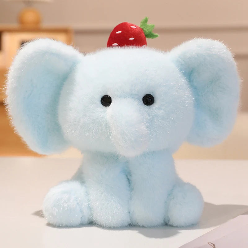 Chubby Sitting Kawaii Panda Bear Cow Snuggle Plushie