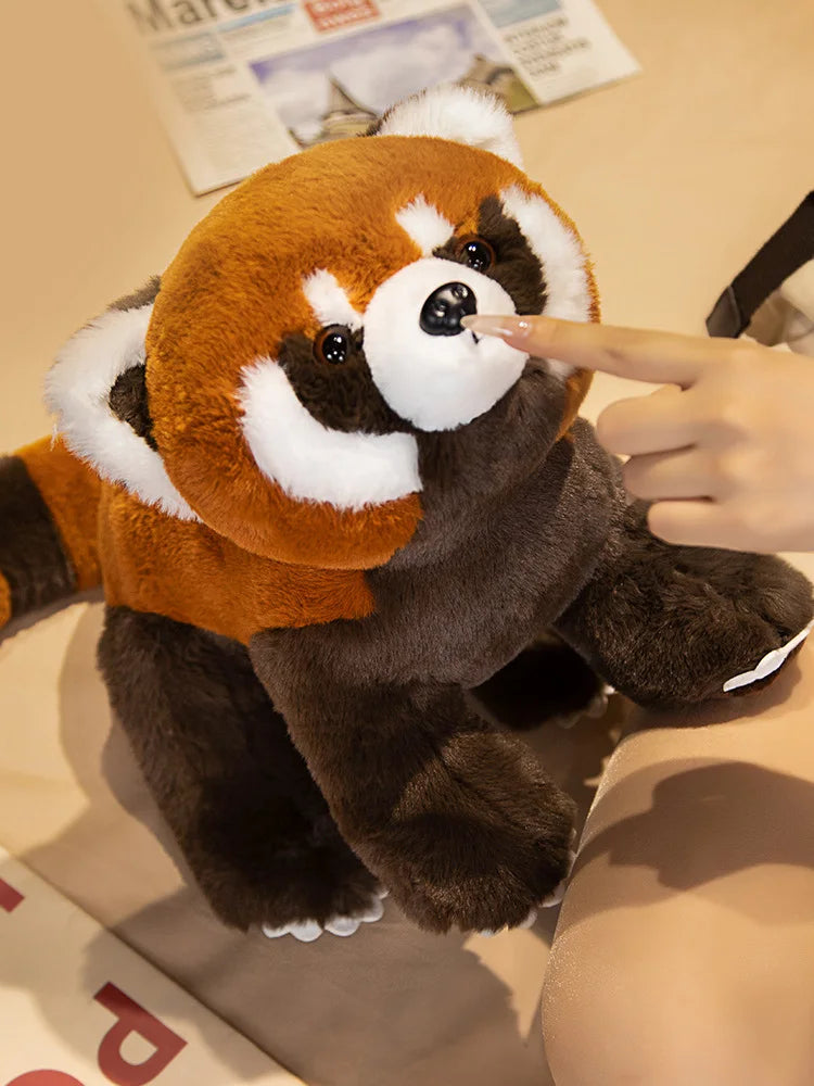 Maple the Lifelike Sitting Red Panda Plush