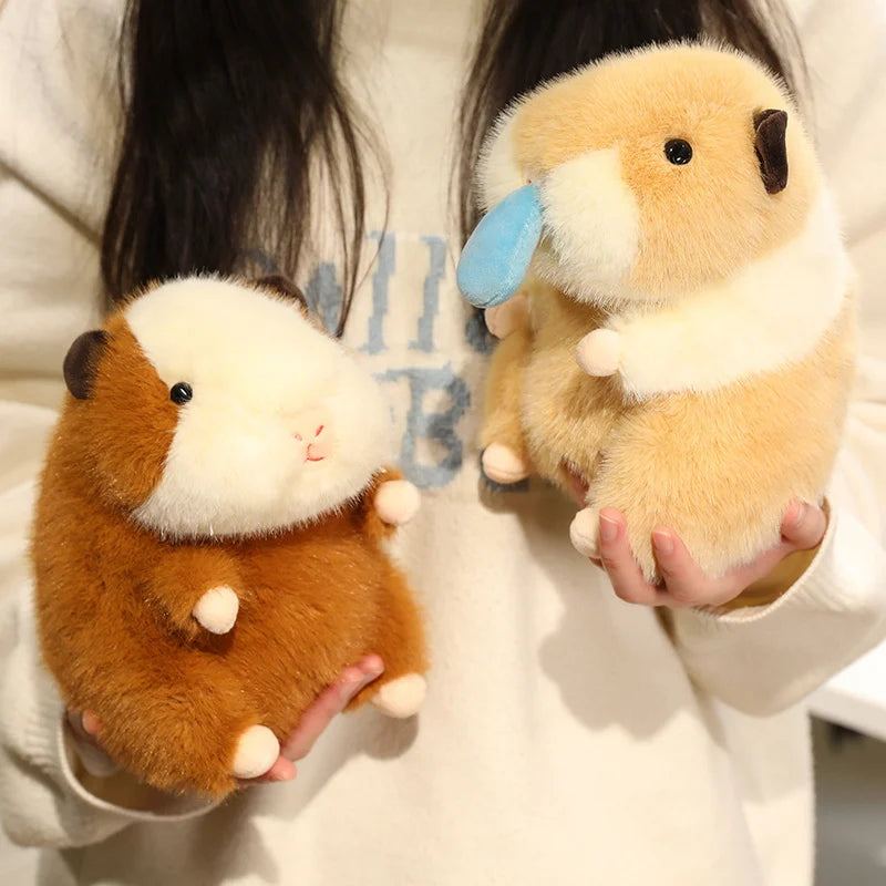 Hammy the Chubby Guinea Pig Nose Drop Plush Pillow