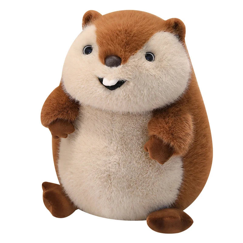 Kawaii Groundhog Marmot Snuggle Plushie