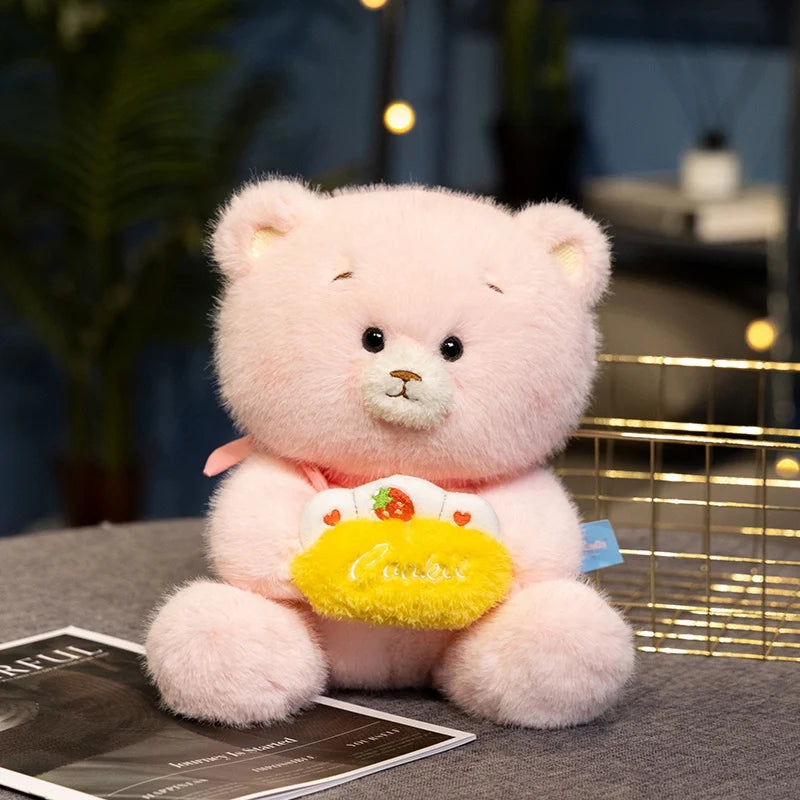 Boba the Happy Kawaii Milk Tea Bear Snuggle Plushie