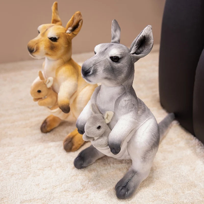 Joey the Chubby Mama Kangaroo Kawaii Snuggle Plushie