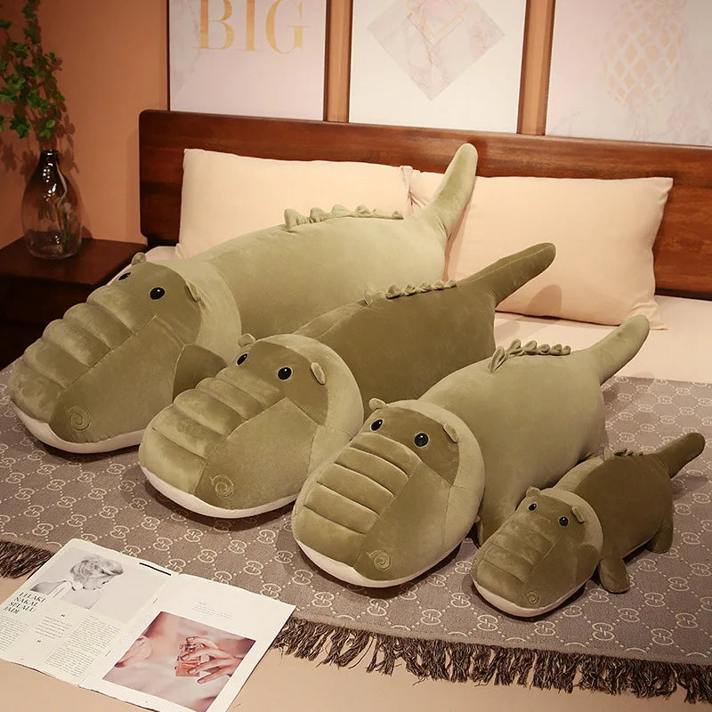 Snappy the Simulation Crocodile Plush Cushion
