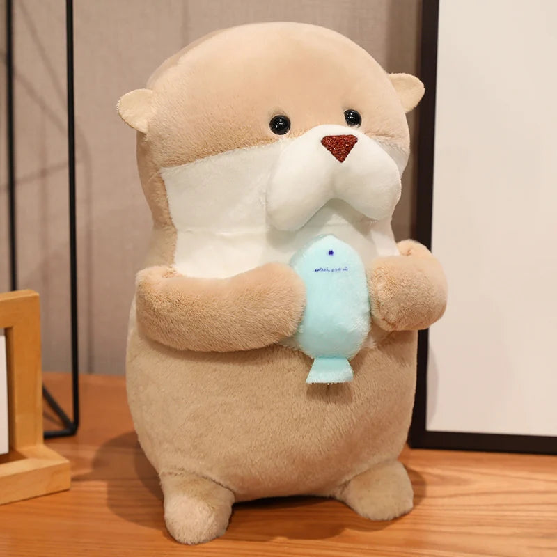 Otis the Chubby Kawaii Sea Otter Snuggle Plushie