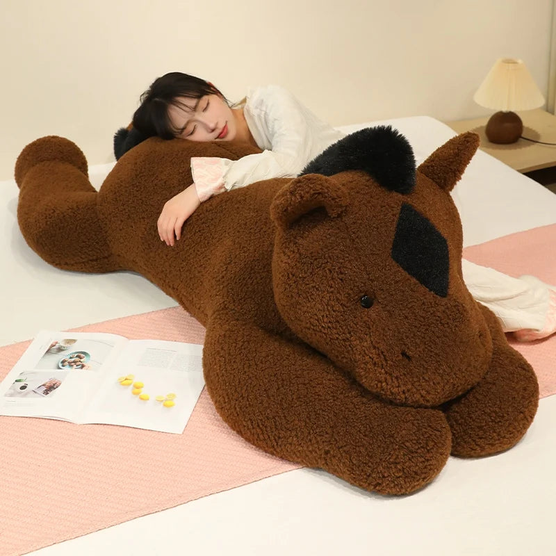 Giant Dreamy Lying Horse Plushie