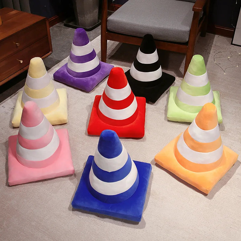 Connie the Squishy Traffic Cone Plush Pillow