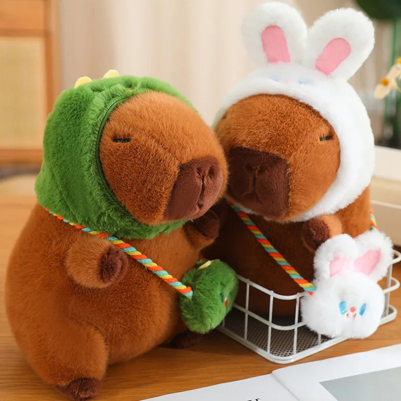 Capy the Shape-Shifting Frog Capybara Plush