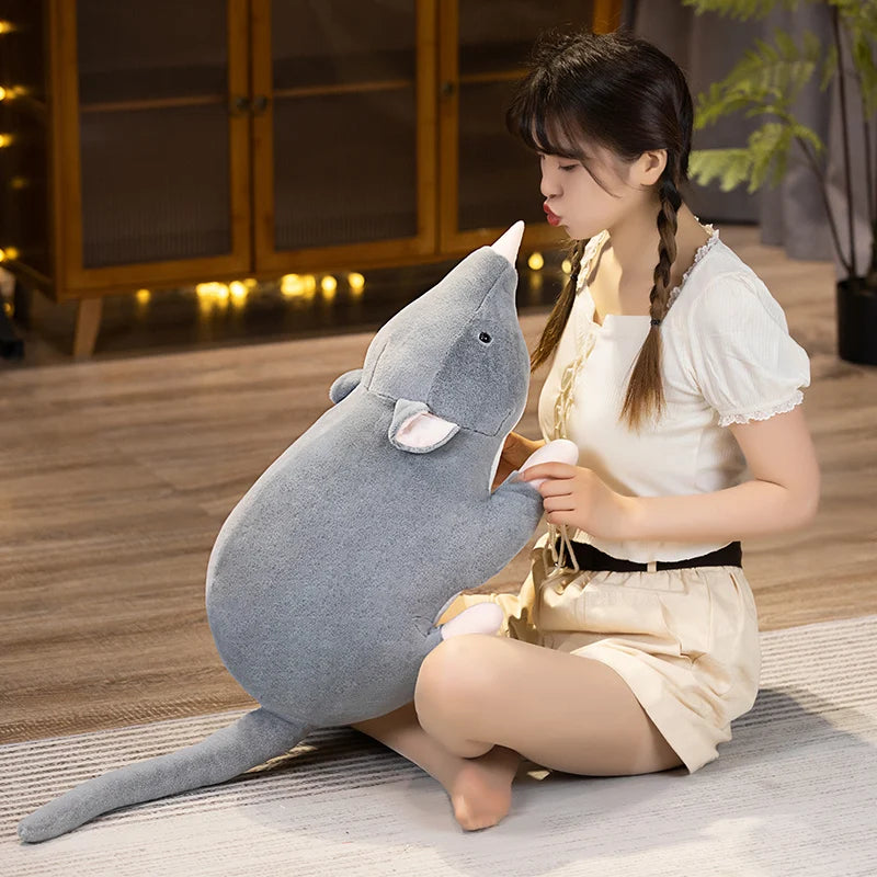 Squeaky the Lifelike Kawaii Mouse Rat Snuggle Plushie