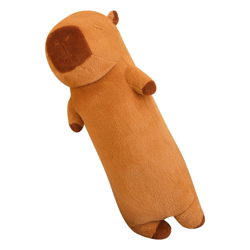 Capo the Sleepy Long Capybara Snuggle Pillow