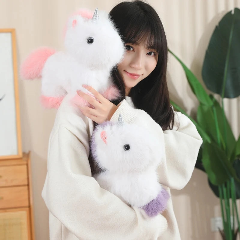 Sparkle the Fluffy Simulation Unicorn Horse Plushie