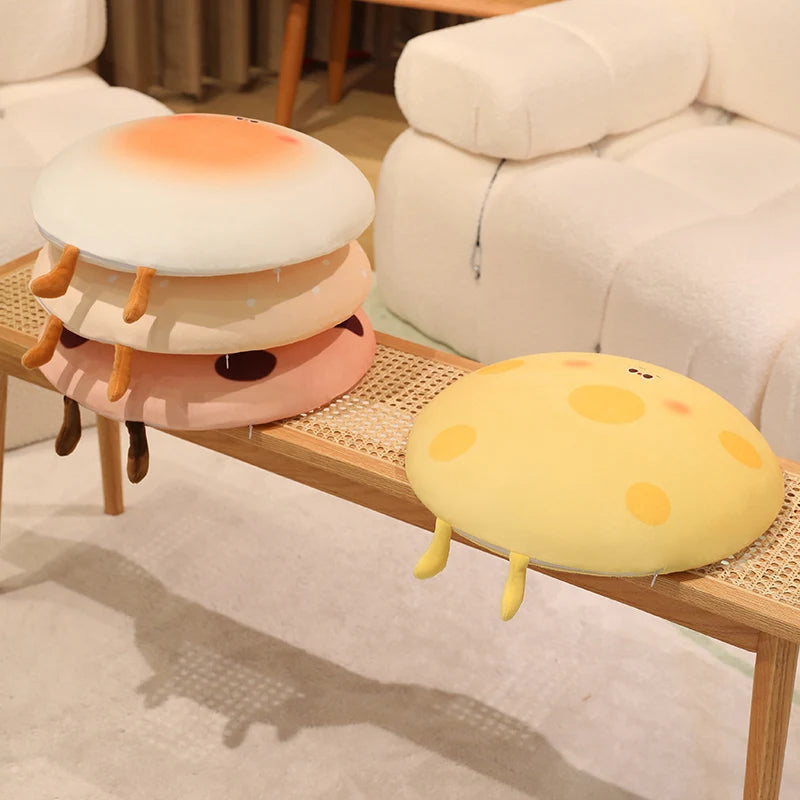 Cookie Stack Bread Seat Cushion Plushie