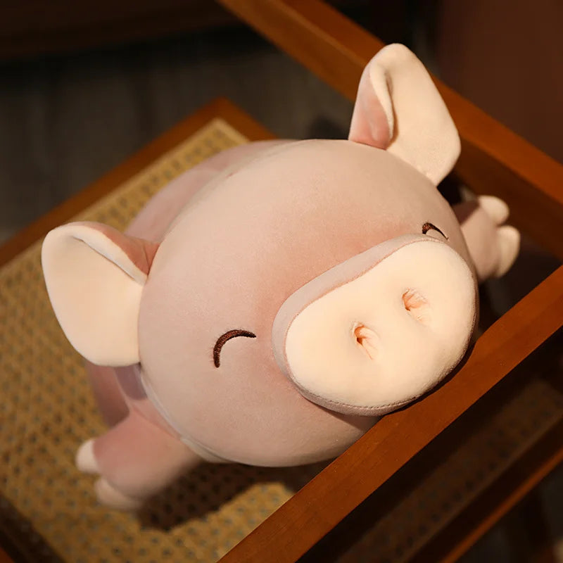 Pudgy Pink Pig Squishy Plush