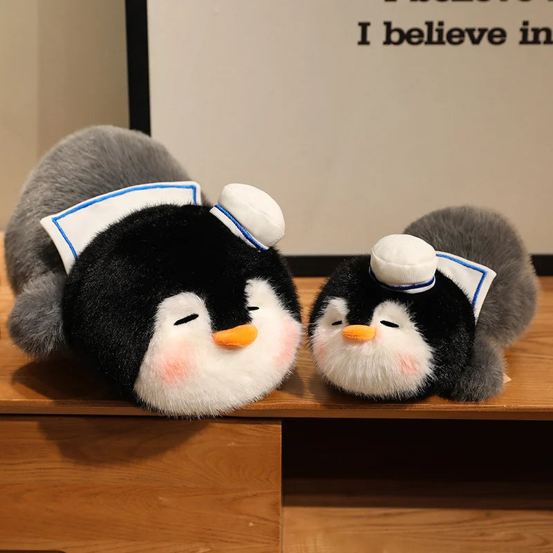 Cozy Kawaii Penguin Snuggle Plush Pillow