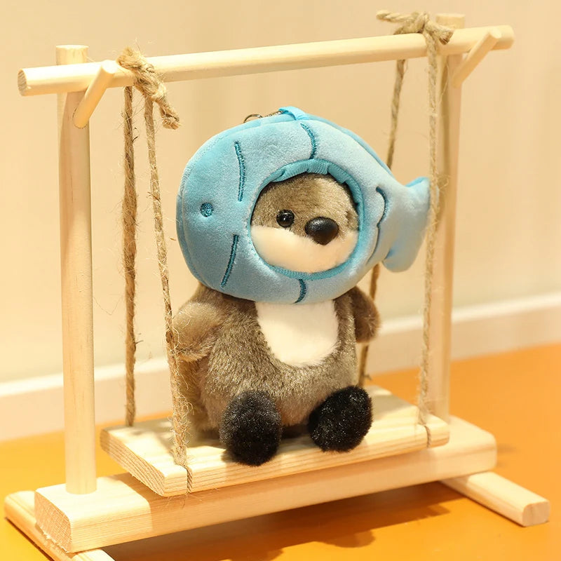 Ottie the Fluffy Baby Kawaii Otter Starfish Snuggle Plushie
