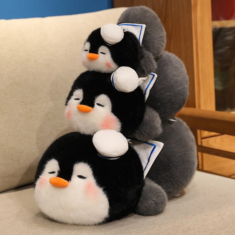 Cozy Kawaii Penguin Snuggle Plush Pillow