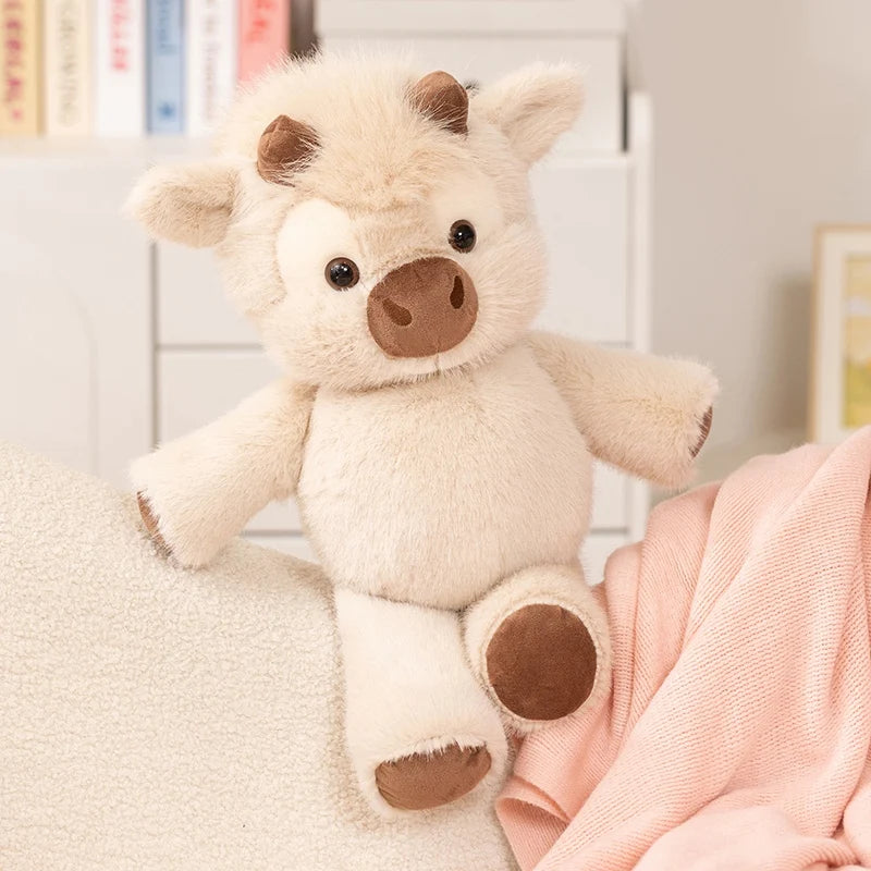 Mooie the Kawaii Soft Cattle Cow Cartoon Plush Plushie