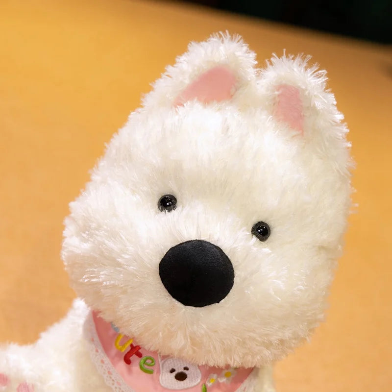 Westie the Kawaii White Terrier Dog Plush Pillow