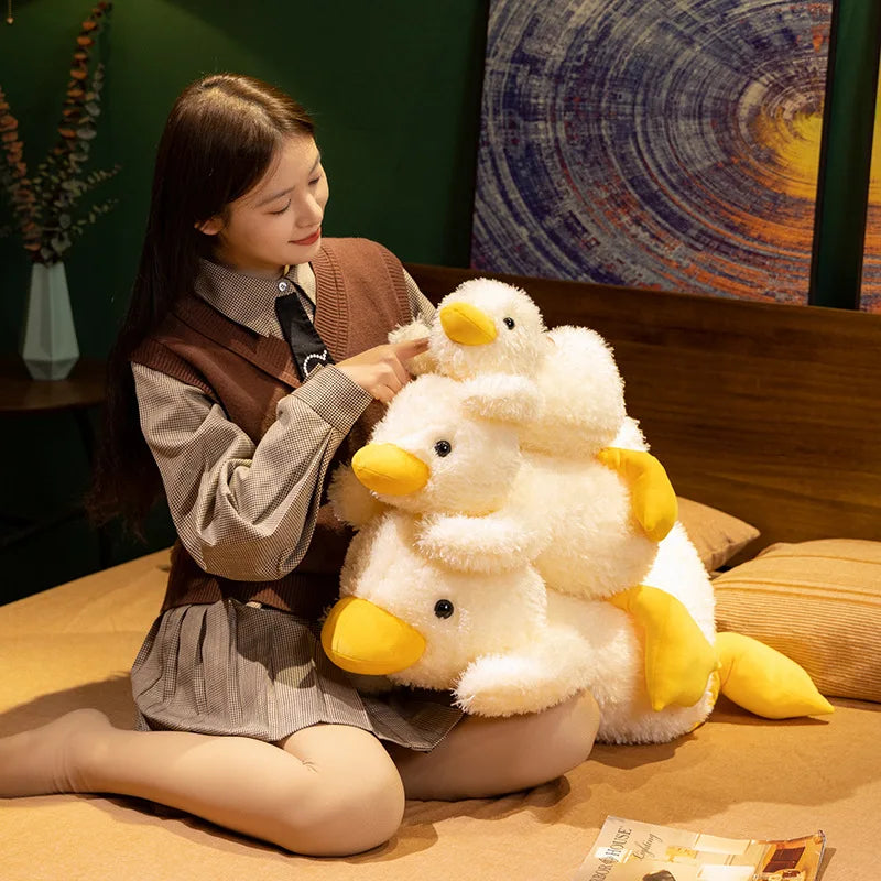 Ducky the Sleepy Soft Duck Plush Pillow