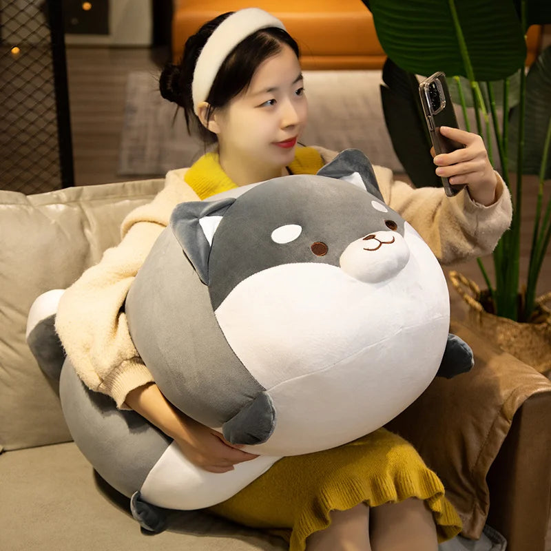 Shiba the Kawaii Chonky Corgi Dog Plush Pillow
