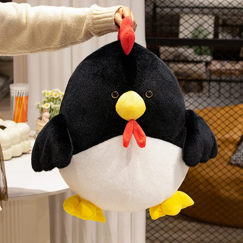 Clucky the Fluffy Lifelike Rooster Chick Plush Pillow