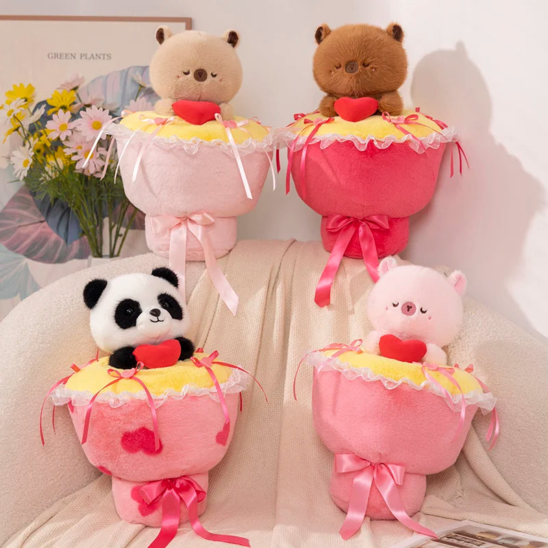 Bloom the Bouquet Kawaii Panda Plushie