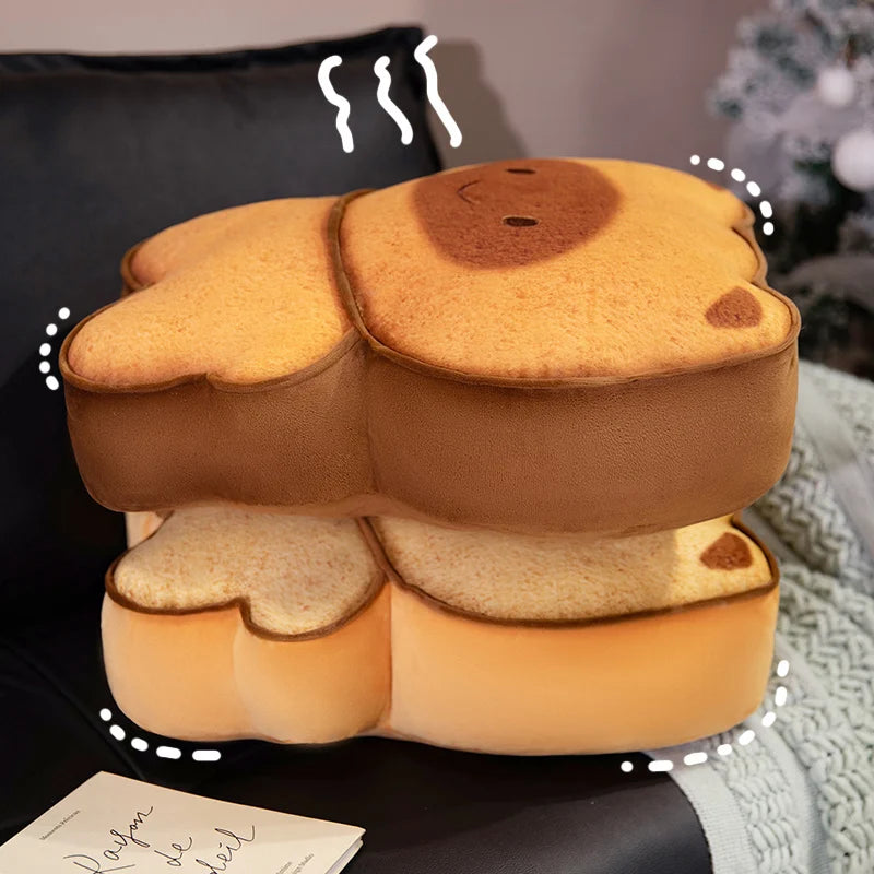 Bready the Kawaii Toast Cat Biscuit Plush