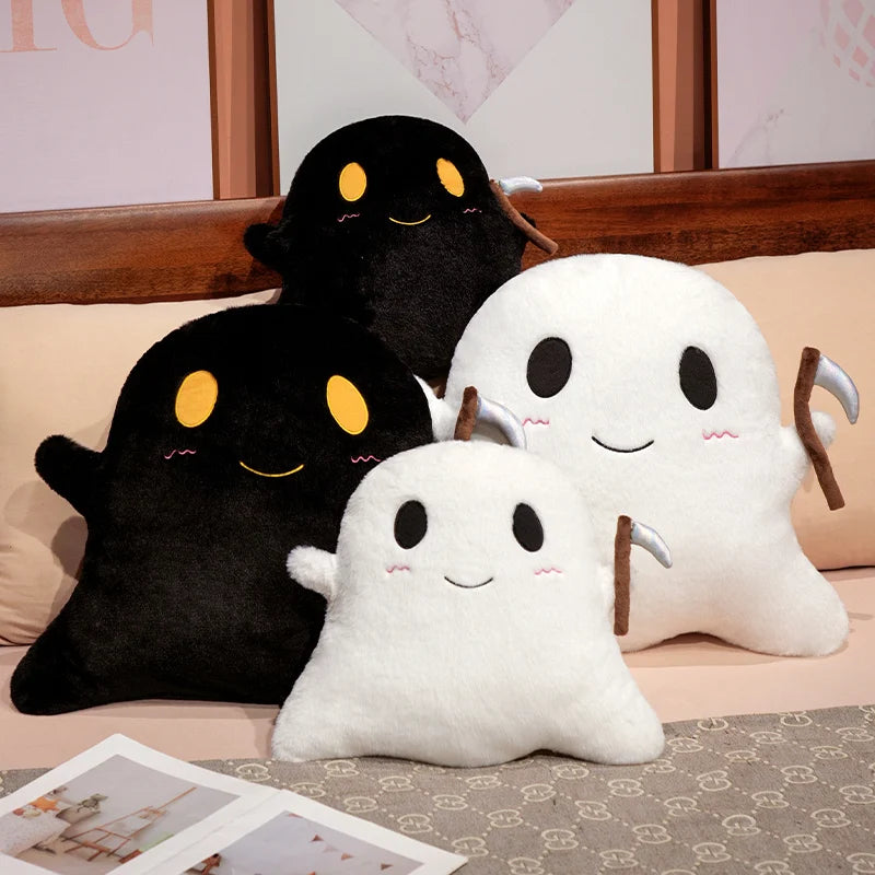 Spooky the Kawaii Halloween Ghost Grim Reaper Plushie