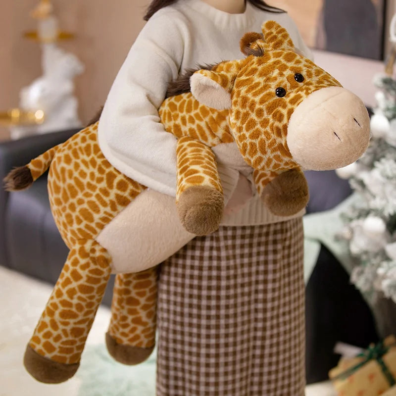 Goldie the Sleepy Giant Giraffe Floor Plush