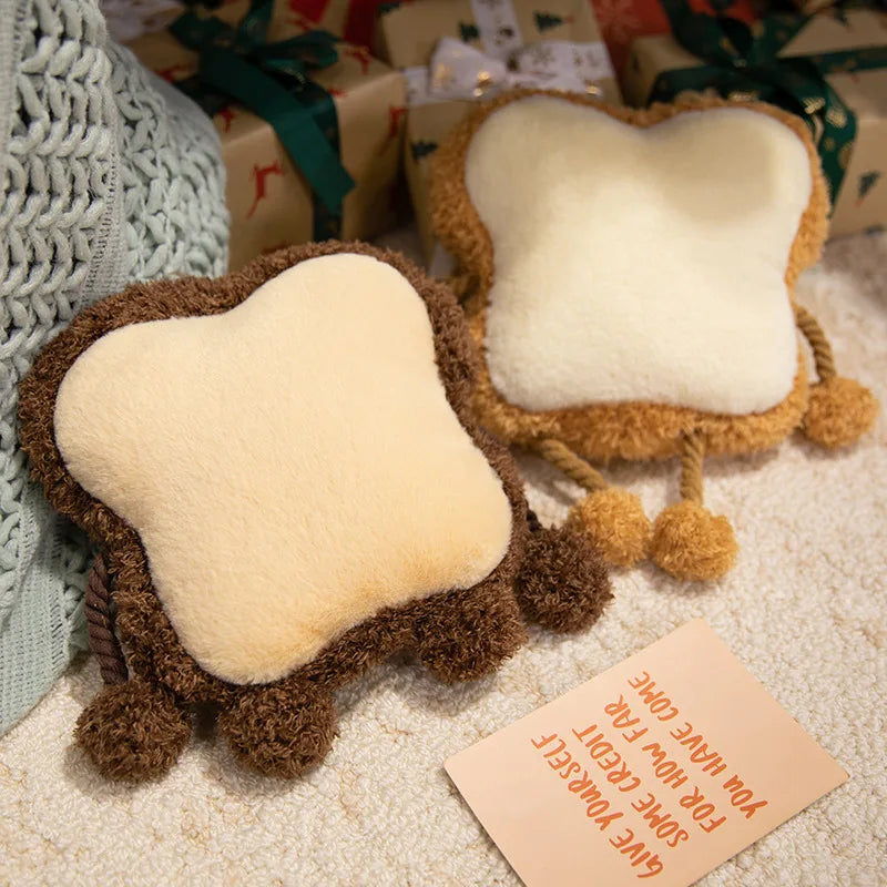 Toasty the Kawaii Toast Bread Crossbody Bag Plushie