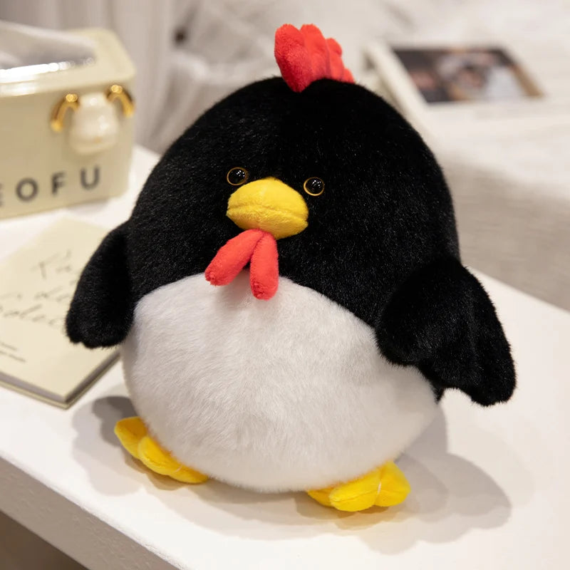 Clucky the Fluffy Lifelike Rooster Chick Plush Pillow