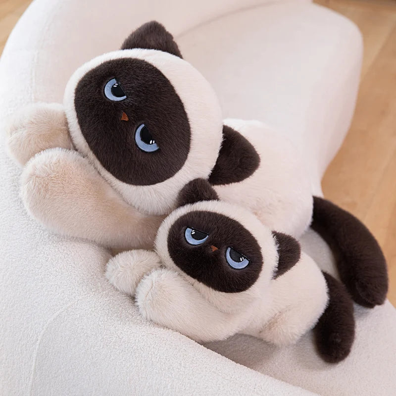 Suki the Long Siamese Cat Snuggle Pillow