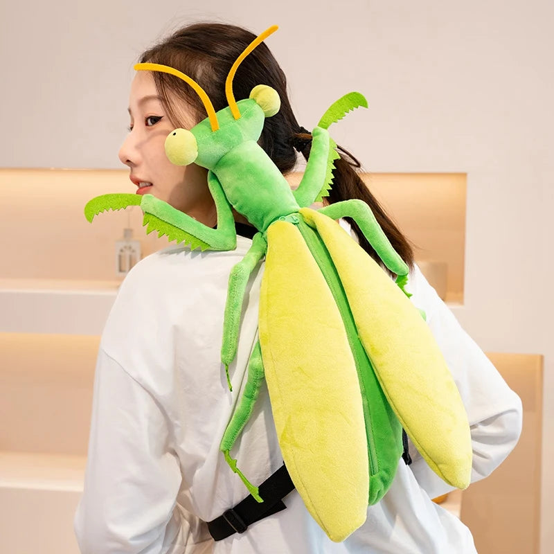 Drago the Kawaii Dragonfly Mantis Insect Backpack Plushie