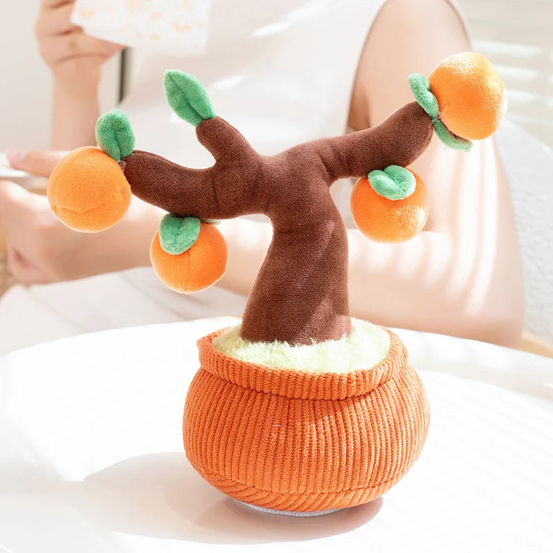 Bloomie the Kawaii Persimmon Sunflower Potted Plush Decor