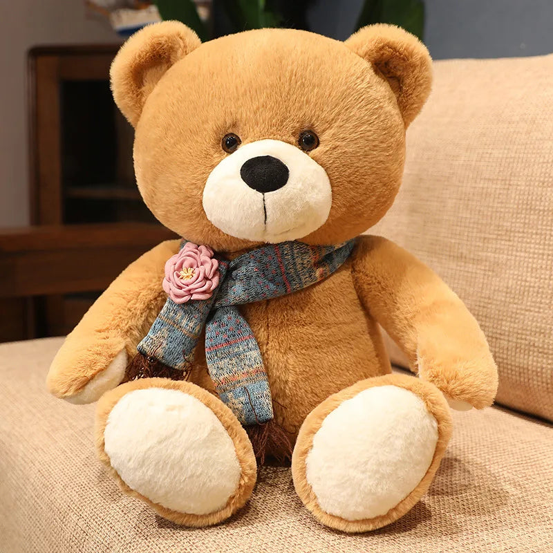Scarfy the Kawaii Marshmallow Bear Snuggle Plushie Set
