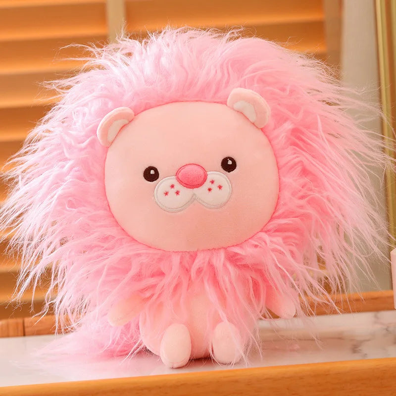 Roary the Kawaii Colorful Fluffy Lion Snuggle Plushie