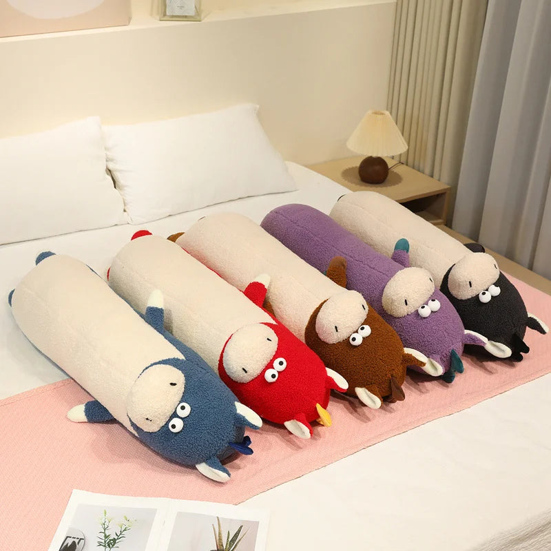 Loungy Kawaii Hippo Snuggle Plush Pillow