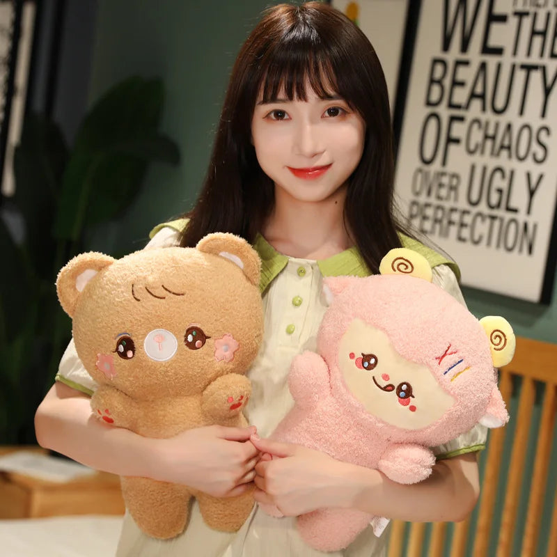 Chonky Bear Cat Penguin Rabbit Sheep Sofa Plush Cushion