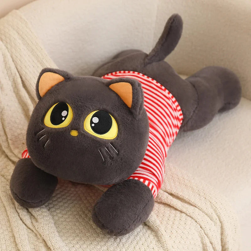 Luna the Kawaii Soft Lying Cat Plush Cushion