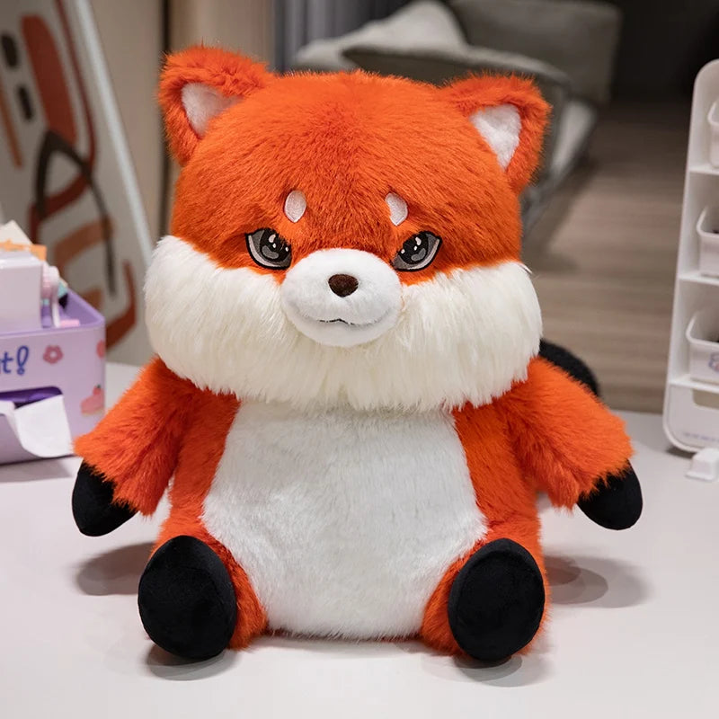Amber the Kawaii Fox Snuggle Plush Pillow